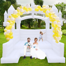 White Bounce House, 13X13Ft