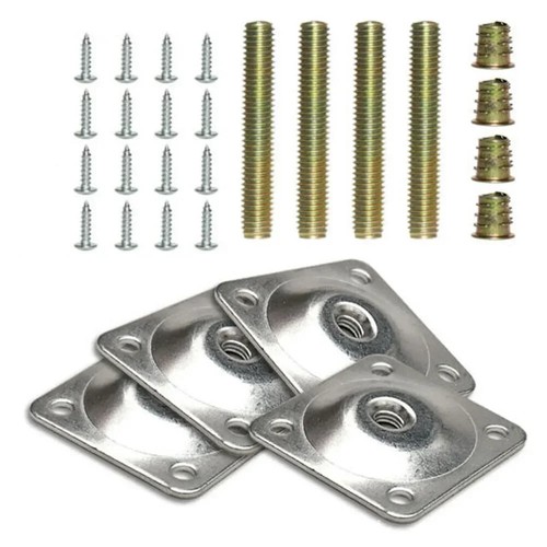 Set angled legs fixing plate - angled,