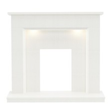 Madalyn 52" White Micro Marble