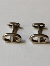 Hermès hallmarked Sterling silver  cufflinks