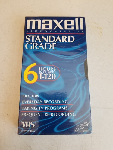 Maxell 120 standard grade - maxell,