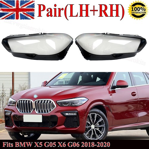 Pair headlamp headlight lens - pair,