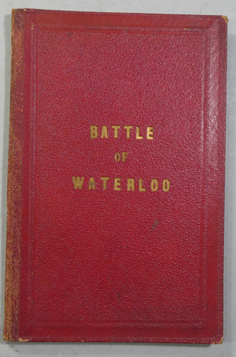 Map the battle waterloo - map,