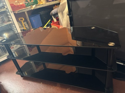 Black glass corner - black,