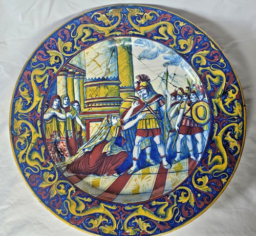Antique rare italian maiolica - antique,