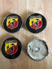 4x Abarth Fiat Wheel Centre