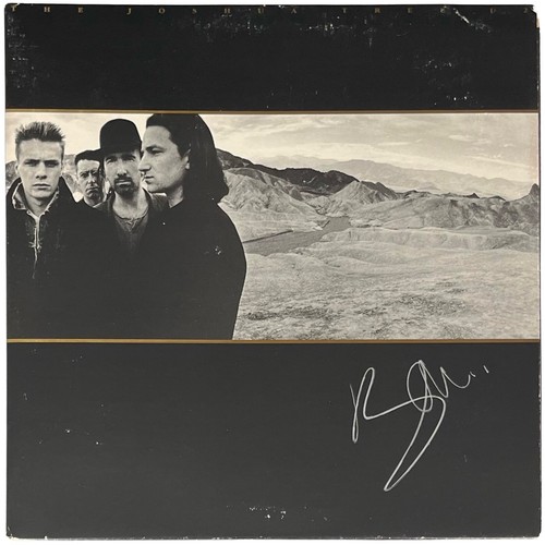 Bono signed the joshua tree - u2,