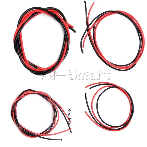Black red 14 16 awg - red,