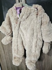 baby girls ted baker coat, all in one 0-3 months. Beige colour 