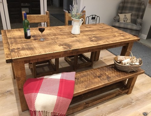 Chunky farmhouse table - chunky,