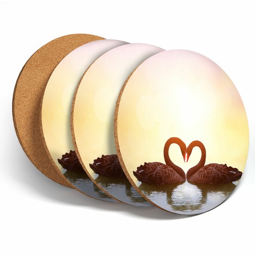 Set swan couple love - swan,