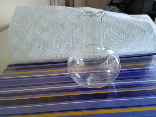 Bubble bud vase - bud, clear