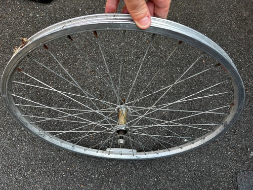 Bicycle front wheel - front,