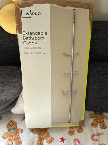 Extendable bathroom caddy - extendable,