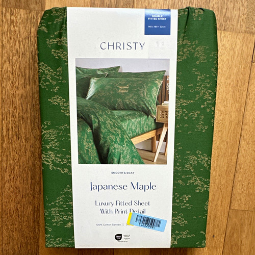 Christy double fitted sheet - christy,