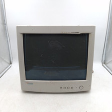 Fujitsu Siemens 16" CRT Computer Monitor Non Working Prop Vintage Spares Repairs