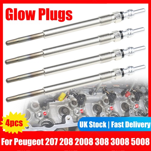Diesel glow plugs 4pcs - 5v,