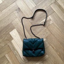  ZARA OLIVE GREEN CHIC QUILTED