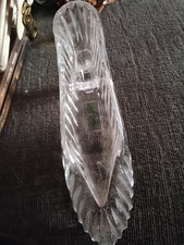 Galway Irish Crystal Cinderella Style Glass Slipper Paperweight Vintage Ornament