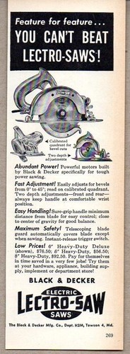 1952 print black decker - 1952, &