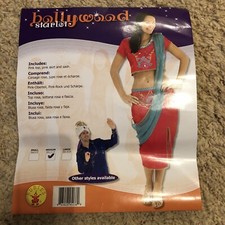 Bollywood Star Let Fancy Dress Costume Ladies Medium