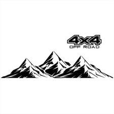 Mountains Truck Vinyl Stickers