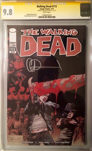 Walking dead 112 cgc - ss, 9.8