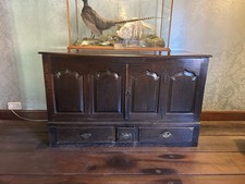 Antique Oak Coffer Blanket Box
