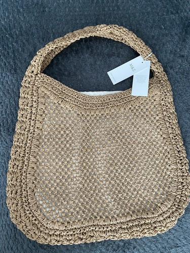 Hand crochet bag - m&s,