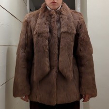 Vintage Brown Rex Rabbit Fur