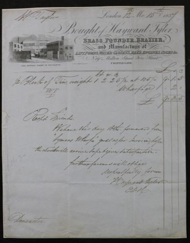 1837 tyler brass - 1837, &
