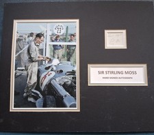 Stirling Moss Autographed