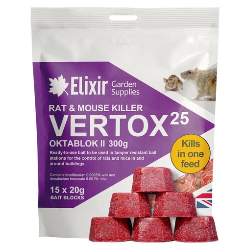 300g bag max strength rat - 300g, max.