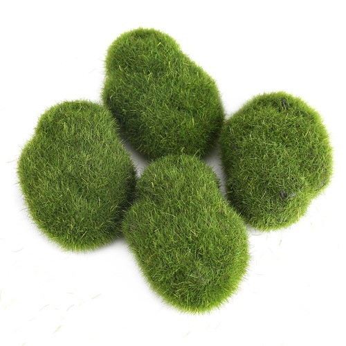 12pcs artificial moss rocks - 12pcs,