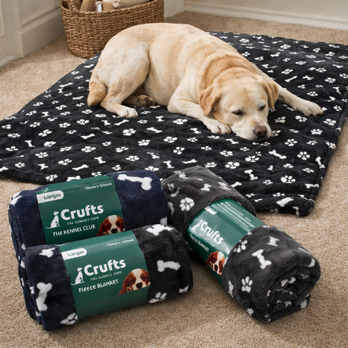 Large crufts dog bed blanket - large,