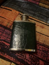 Southern Comfort Green Croc Pattern Stainless Steel Hip Flask – 3oz