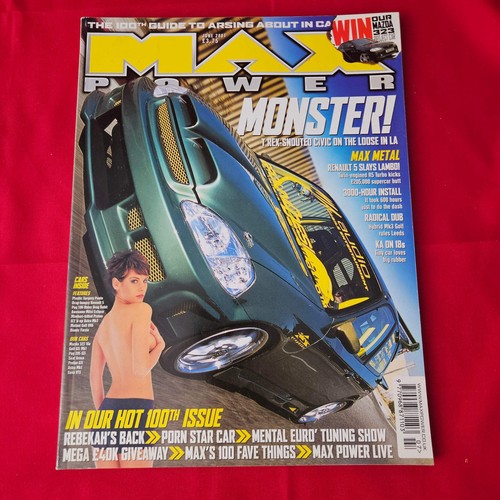 Max power magazine - magazine, 2001