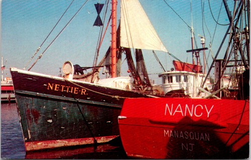 Postcard commercial fishing - postcard,