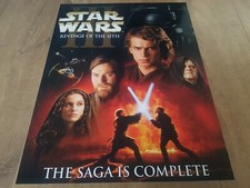 STAR WARS REVENGE OF THE SITH .... ORIGINAL 2004 MOVIE POSTER 21 yrs old