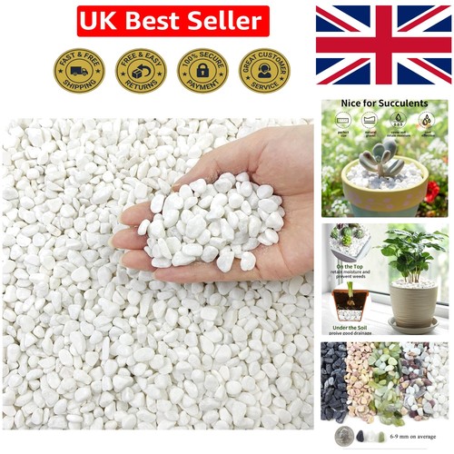 2lbs natural white - white, gravel