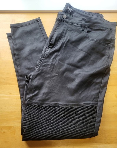 Man trousers boohoo motorcycle - boohoo,