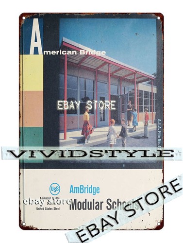 Tin sign 1958 - sign, modular