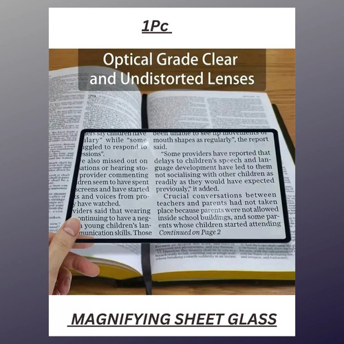 Ultra thin magnifying sheet - ultra-thin,