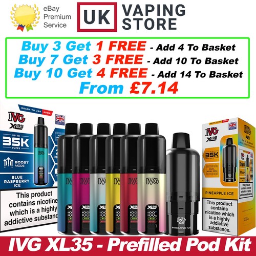 Ivg xl35 prefilled vape - xl35,