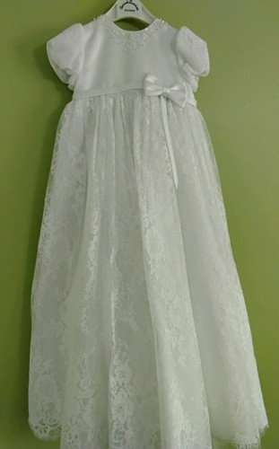 Girls christening dress white - girls,