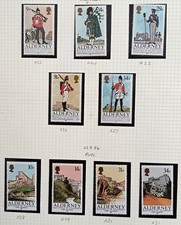 Alderney 1985 Regiments of the Alderney Artillery unmounted set mint.