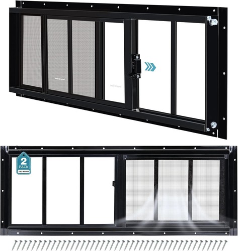 Shed windows x29 2 pack - 10"x29",