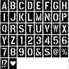 2/3/4/5inch Letter Stencils