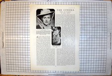 Old Print Gracie Fields In