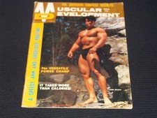 1968 DECEMBER MUSCULAR DEVELOPMENT MAGAZINE - JOHN DECOLA COVER - H 1878